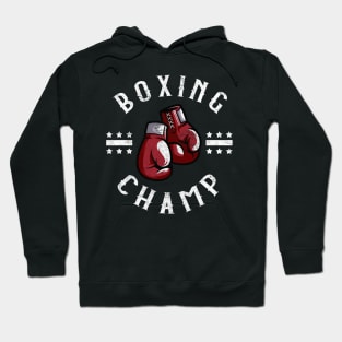 Boxing Champ Box Sports Martial Arts Fighter Hoodie